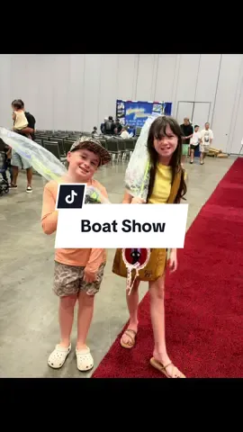 Boat Show fun! Getting freebies, learning about fishing, and checking out the boats! #fishing #boatshow #rodandreel #orlando #boat