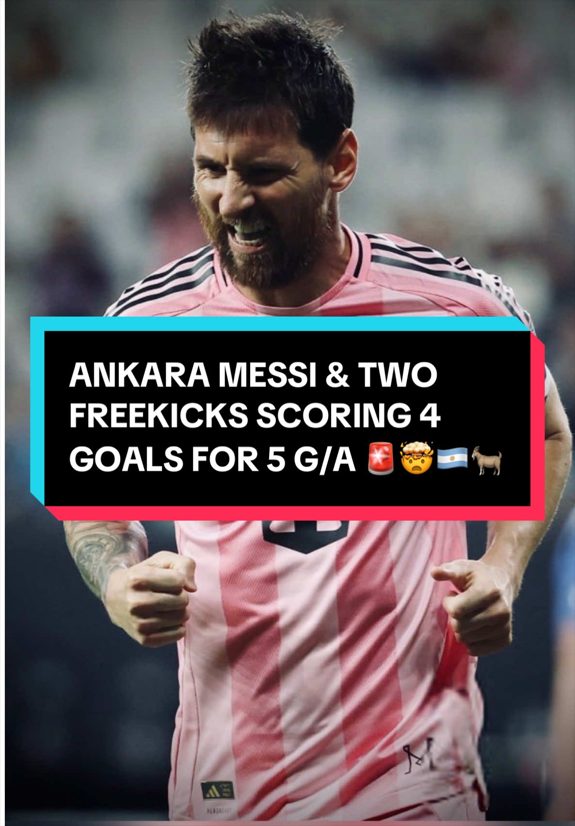 LIONEL MESSI HITS THE ANKARA MESSI WHILE SCORING TWO FREEKICKS 4 GOALS.. 🫨🤯🇦🇷🐐 Messi 2 Free-kicks Today Ankara Messi Goal Today Messi 4 Goals Today  #messi #leomessi #intermiami 