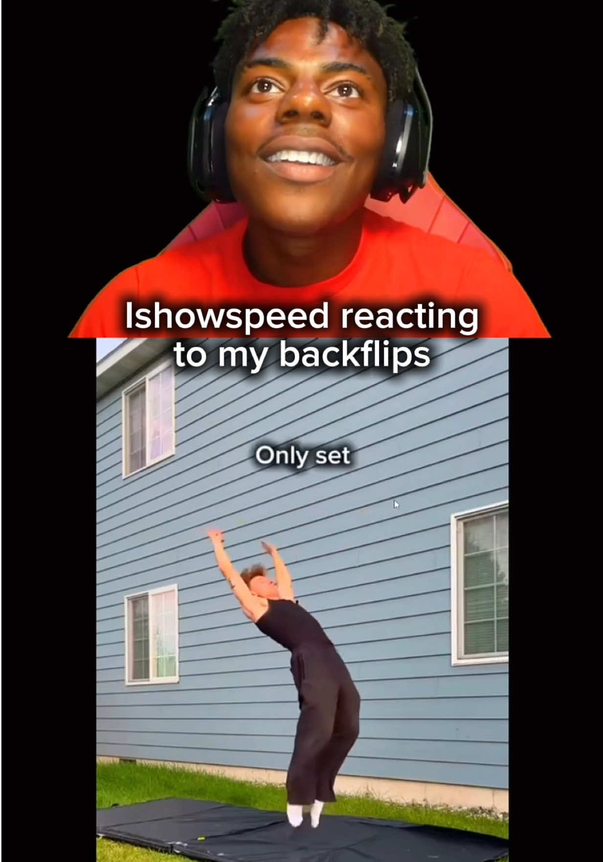 @IShowSpeed can you learn 50 or more backflips in one day? #flips #parkour #gymnastics #backflip #ishowspeed