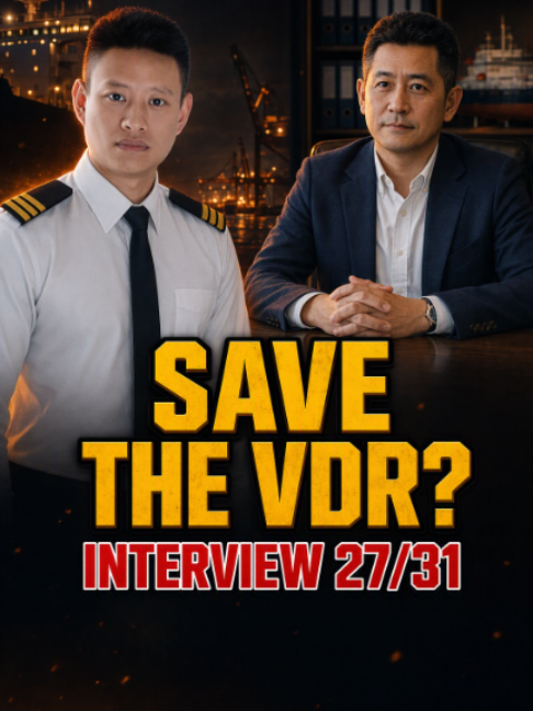 Phỏng vấn sĩ quan boong: Sự cố nghiêm trọng — xử lý VDR thế nào? | Deck officer interview: There has been a serious incident. What happens with the VDR? Trả lời đúng như trong phòng phỏng vấn, phụ đề Anh - Việt. Answered the way I would answer in the room, EN-VN subtitles. Lưu lại ôn đêm trước phỏng vấn. Save this for the night before your interview. Tag your Chief Officer. #phongvanthuyenvien #thuyenvien #hanghai #deckofficer #mockinterview #maritimeenglish