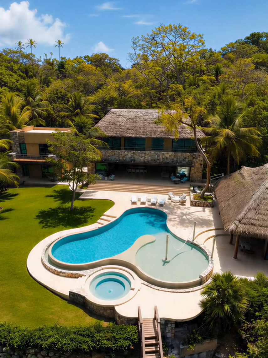 Escape to Mexico 🌊🌴to a beachfront luxury retreat in Costalegre. Experience lush private jungle, private pool villas and  pristine Pacific waters 📍Four Seasons Resort Tamarindo