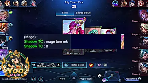 ថាគេអត់មើលខ្លួនឯងសោះ🤣😆 inbox@Yoo #mobilelegends #mlbbttofficial #everyone #foryou #foryoupage 