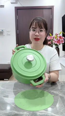 Nồi Lò Nướng Hà Lan 24cm, Ecowin, Nồi Nấu Ăn Tráng Men
