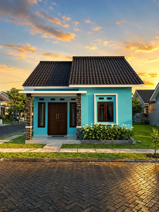 Inspirasi Desain rumah minimalis  Desain yang sederhana namun memiliki daya tarik yang luar biasa istimewa 🏠✨ Temukan lebih banyak referensi denah melalui link 🔗 di bio kami.  Desain ini hanya untuk inspirasi dan tidak termasuk dalam paket bundling ya kaka 😊 #desainrumahcustom #desainrumah #rumahminimalis #decorastudio
