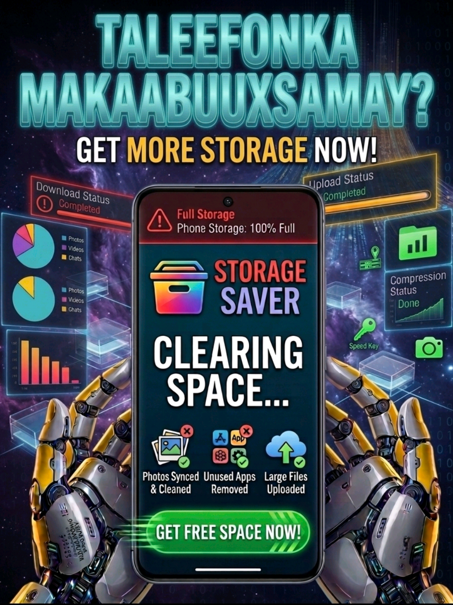 Maskaxda taleefonka makaa buuxsantay? Saan samee. 