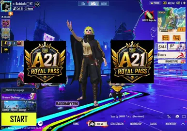 A21 Royal Pass pubg mobile #badshahyt96 #pubgmobileafghanistan #پشتون_تاجیک_هزاره_ازبک_زنده_باد🇦🇫 #pubg 