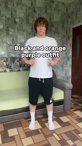 Look at the bio link #black #orange #purple #colors #outfit 