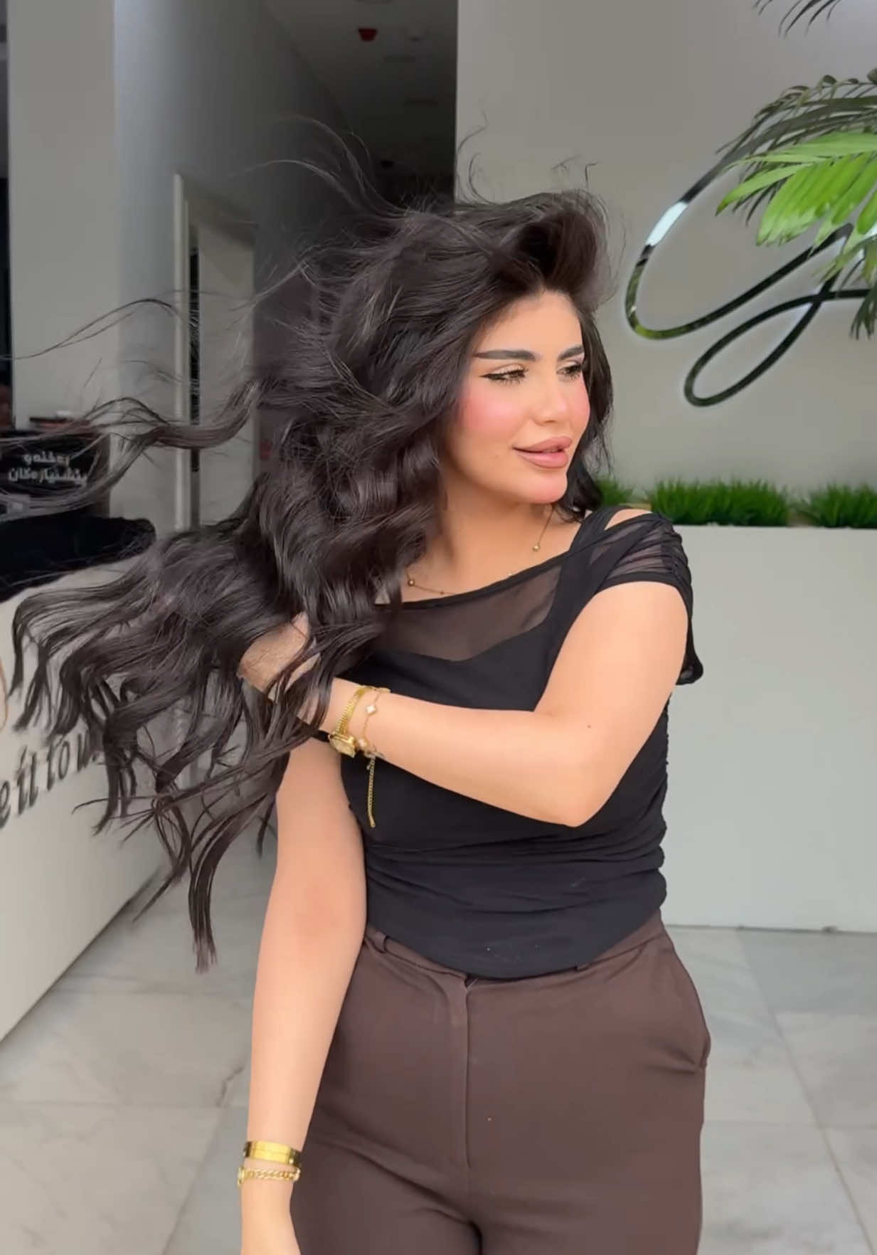 کەبڕینی کەم گۆڕانکاری گەورە دروست ئەکات لە قژا😍❤️ #haircut #hairstyle #makeup #slemani #fypシ 