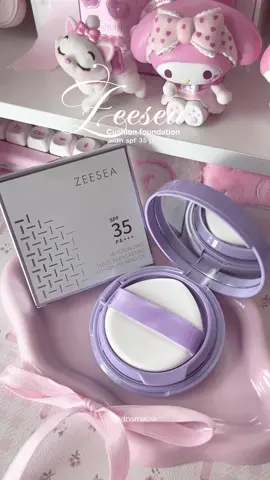 Zeesea moisturizing sunscreen lasting cushion foundation 💜 ⋆˚⟡ ˖ with spf 35 pa +++ #zeesea #zeeseacushionfoundation #cushionfoundation #makeup #sunscreen @zeesea 
