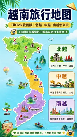 越南旅游地图 #越南旅游地图 #越南旅游 #越南包车 #越南租车 #越南旅游攻略 