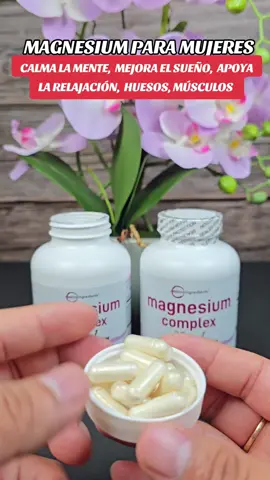 Magnesium Complex con 20 in 1 para mujeres-20 tipos de Magnesio de Microingredients, Con Ashwagandha, Vitaminas B Metilada, D3K2, Mejora el sueño, la relajación, la calma, reduce el estrés, cuida tus músculos, tu corazón, apoyo óseo #magnesiumcomplex #magnesiumbenefitswomen #ashwagandha #TiktokShopBlackFriday #TikTokShopCreatorPicks 