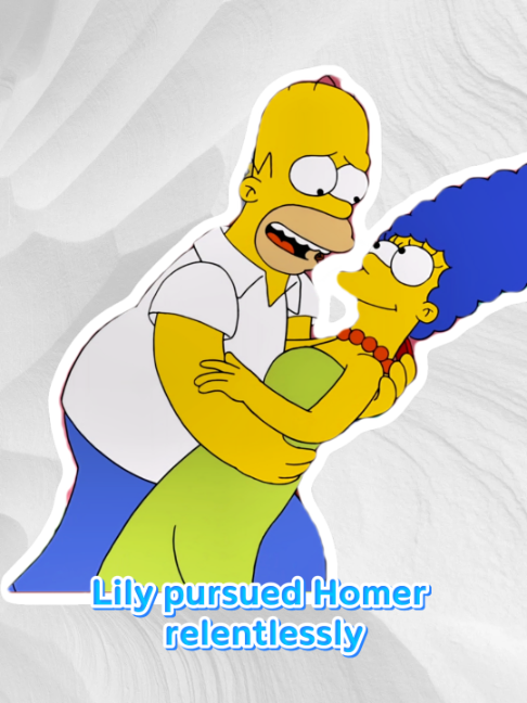 Lily pursued Homer relentlessly.#thesimpsons #tiktok #fyp #shorts