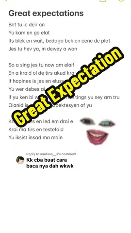 Replying to @aaufaaa__3 abis ini minta apalagi? 😌🙂‍↔️ #greatexpectation #greatexpectationcover #siennaspiro #lirikdugong #fyp