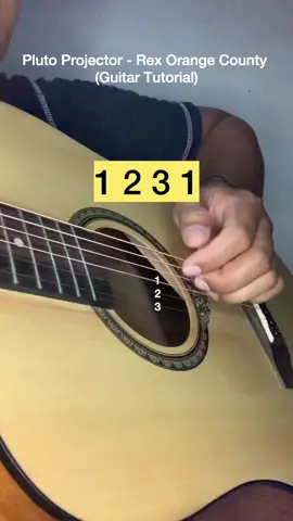 Pluto Projector - Rex Orange County (Guitar Tutorial) #plutoprojector #rexorangecounty #guitartutorial #tutorialgitar #guitarlesson 