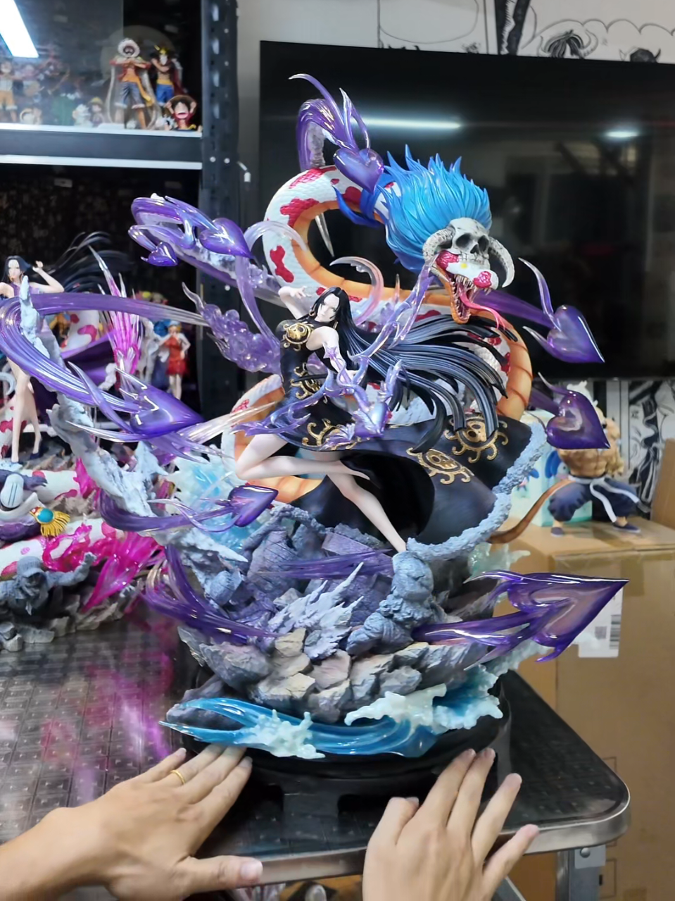 Raven Studio Boa Hancock ONE PIECE Statue 🤩🔥 #animefigure #onepiecefigure #onepiece #onepieceanime #figurine 