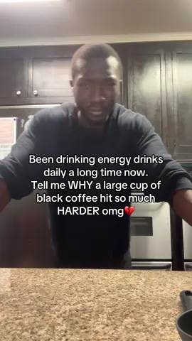 How do people even drink that stuff without sugar DAILY #energydrink #coffee #sideeffects #viral #fyp
