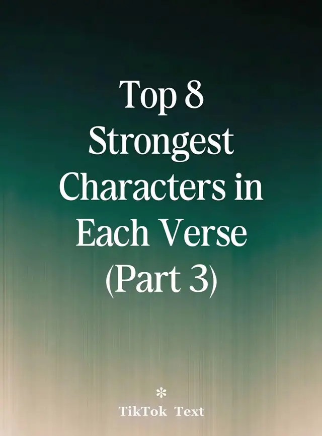 Check out the top 8 strongest characters in each verse, part 3. This picture features many different dragon characters and Mortal Kombat characters with their names and descriptions. Which ones do you recognize? #viral #fyp #foryou #multiverse #Comics 