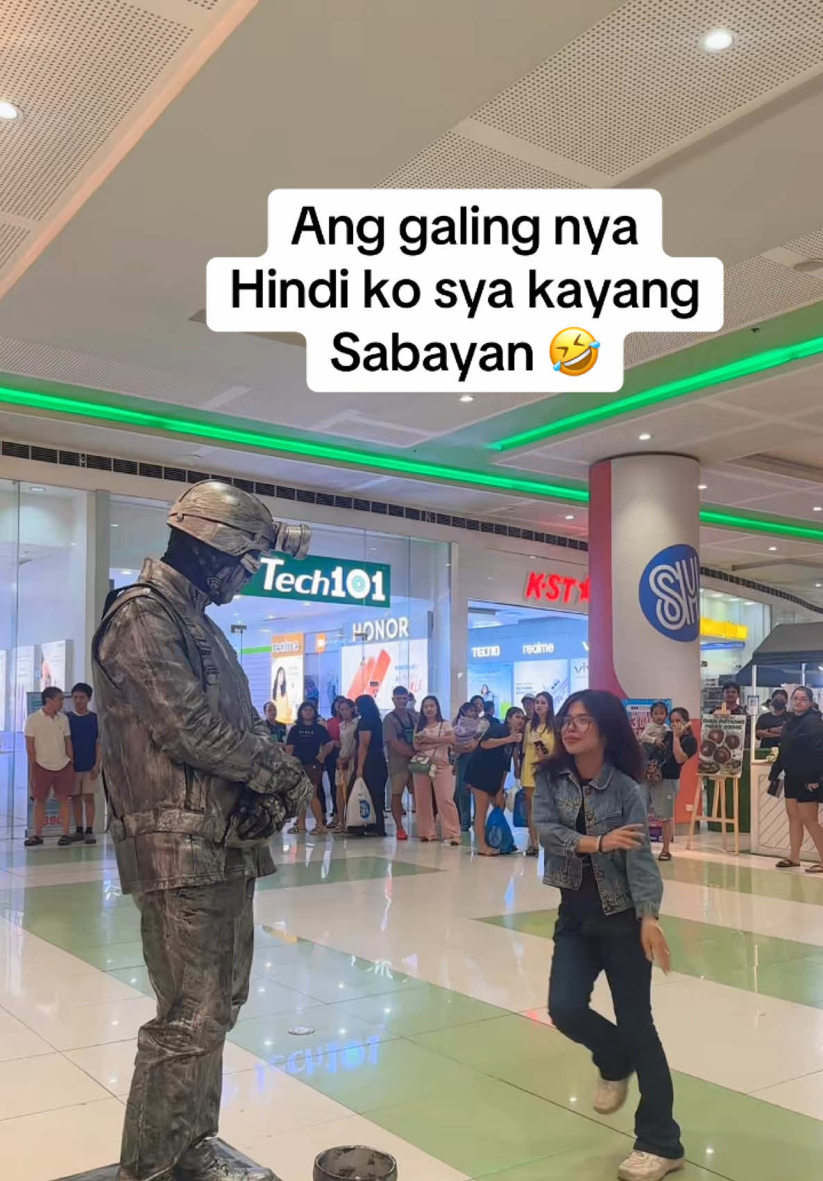 Ang galing nya hindi ko sya masabayan 😅#SMcitysanmateo 