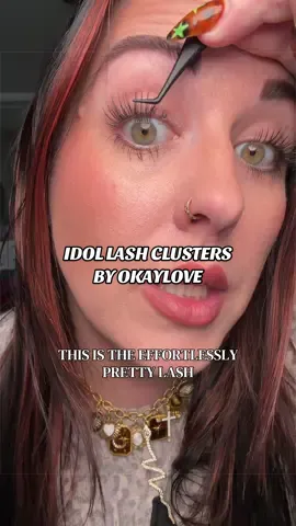 Idol is that perfect “did she get her lashes done?” kind of pretty 👀✨ Soft, wispy, and naturally fluttery with just enough definition to make your eyes pop. Effortless lash energy every single time. 🤍 @OKAYLOVE #okaylove #lashclusters #lashextensions #diylashes #naturallashes 