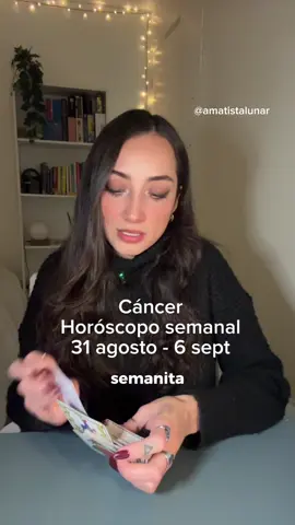 ~ horóscopo semanal 31 de agosto al 6 de septiembre 🌟 #signoszodiacales #horoscoposemanal #cáncer 