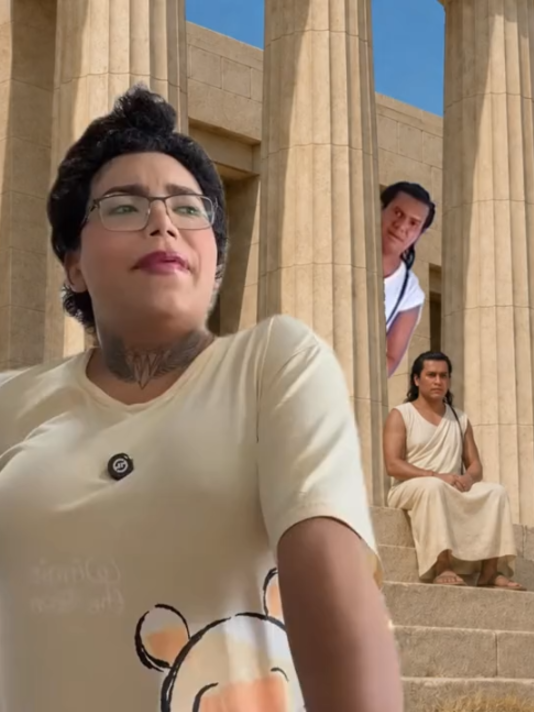 Gracias a Atenas Suarez sabemos la historia de la antigua grecia💜 #fyp #humor #fyppppppppppppppppppppppp #viral #paolitasuarez #lasperdidas #parati