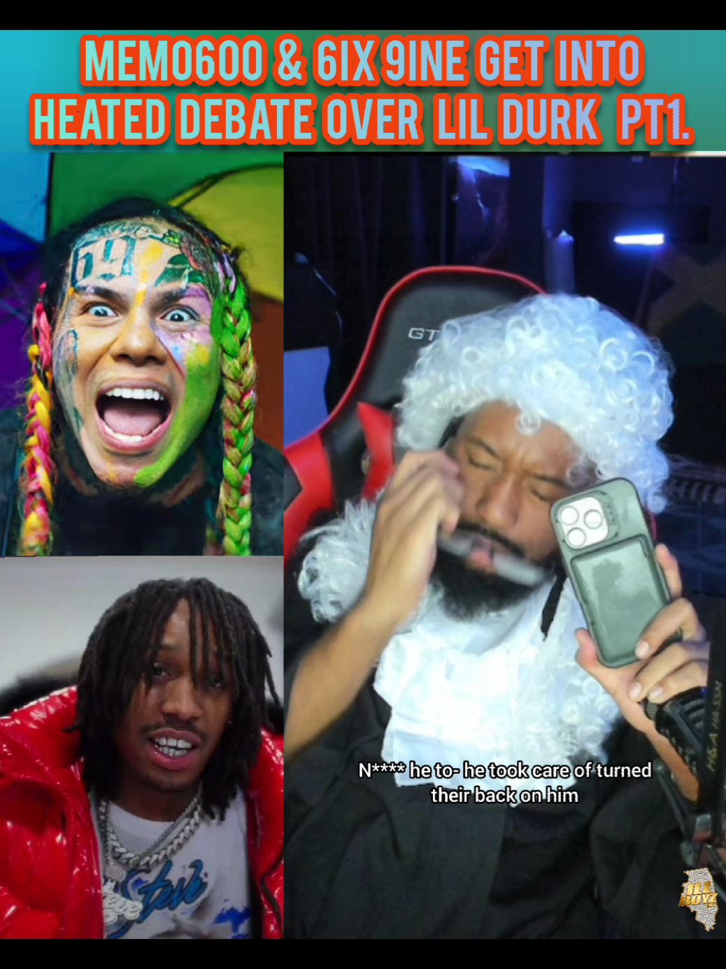 🚨 THINGS GOT HEATED! 🚨 #DJAkademiks gets #Memo600 and #6ix9ine on the phone, and it immediately turns into a screaming match over #LilDurk. 6ix9ine tries to justify his past situation, but Memo steps in to let him know Its not the same 👀🍿 PART 1 ​Who are y'all agreeing with here? Drop your thoughts below! 👇