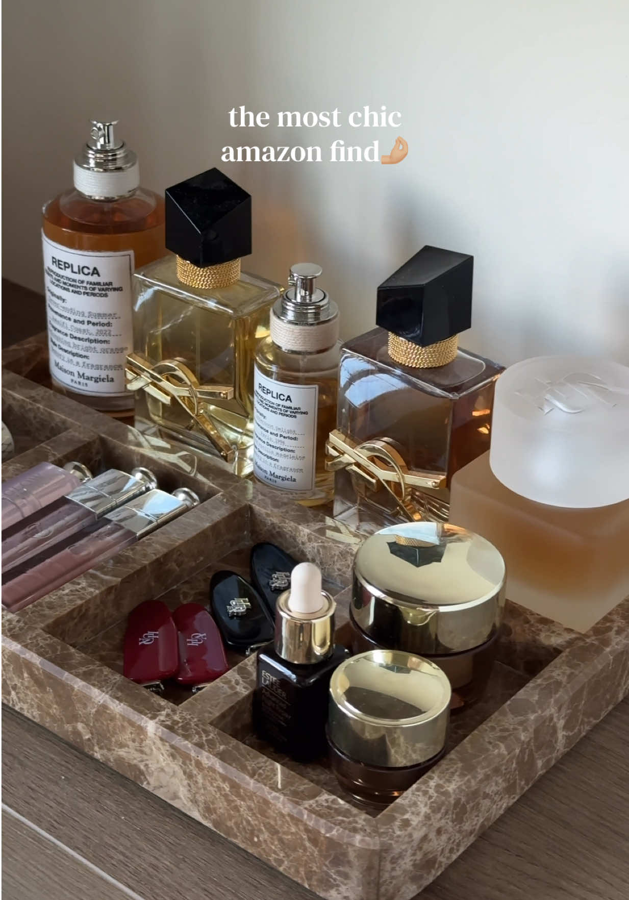Amazon marble tray with compartments, yes please✨ find it on my Amazon sf! #amazonfind #amazonhome #amazondecor #amazonmusthave 