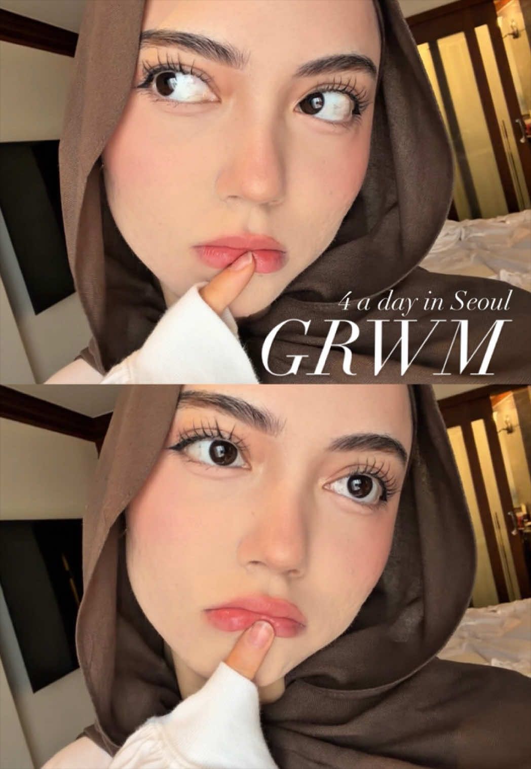 grwm for a day in seoul!! @dinto_cosmetic @Dinto Cosmetics @narscosmetics @fentybeauty @patricktabeauty @onesize @hourglasscosmetics @nyxcosmetics @tirtir.official @maybelline @hudaxbeauty @benefitcosmetics #VIPKorea #seoul #grwm #sidsity