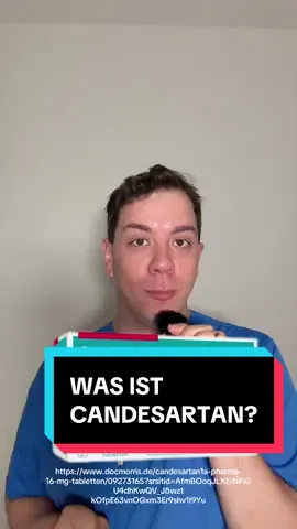 💊 CANDESARTAN | Medikament einfach erklärt Wie senkt Candesartan eigentlich den Blutdruck? 🩸💊 In diesem Video erkläre ich dir kurz und verständlich: 💊 Zu welcher Medikamentengruppe Candesartan gehört 🧠 Was Angiotensin II im Körper macht 🚫 Warum Candesartan den AT1-Rezeptor blockiert 🩸 Wie dadurch der Blutdruck gesenkt wird ❤️ Wann Candesartan eingesetzt wird ⚠️ Warum Kalium und Nierenfunktion bei der Therapie wichtig sind 💡 MERKE: Candesartan ist ein Sartan bzw. AT1-Rezeptorblocker. Es hemmt die Wirkung von Angiotensin II und kann dadurch unter anderem die Gefäße erweitern und den Blutdruck senken. ⚠️ Dieses Video dient ausschließlich der allgemeinen Information und Wissensvermittlung und ersetzt keine ärztliche Beratung. Medikamente bitte nicht eigenständig dosieren, verändern oder absetzen. 💬 Welches Medikament soll ich als Nächstes erklären? Schreib es mir in die Kommentare! #Candesartan #Sartane #Bluthochdruck #Hypertonie #medikamente 