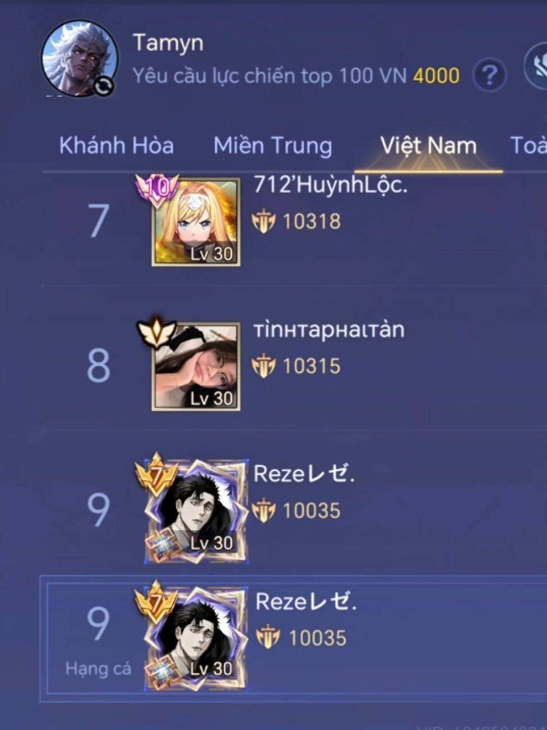 thử thả cho tôi 1 ván tamyn tôi sẽ cho bạn thấy sự đáng sợ của nó😁 #lienquanmobile_garena #lienquanmobile #fyp #viralvideo #tamyn 