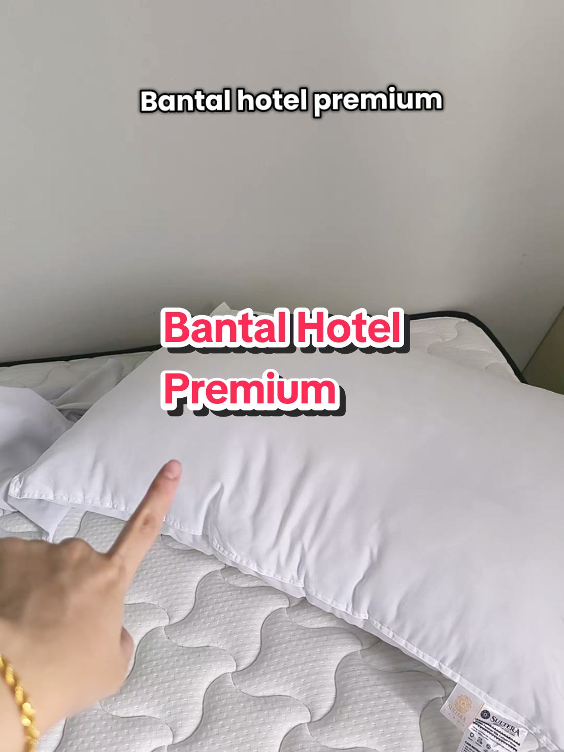 bantal hotel premium. memang recommended sangat bantal hotel ni. #bantalhotel 