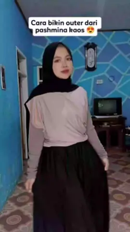 pashmina jadi outer 😍 #pashmina #fashionstyle 
