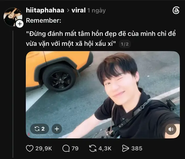 “Không có người tốt, thì làm người tốt..”#foryou #threads #threading #viraltiktok #S 