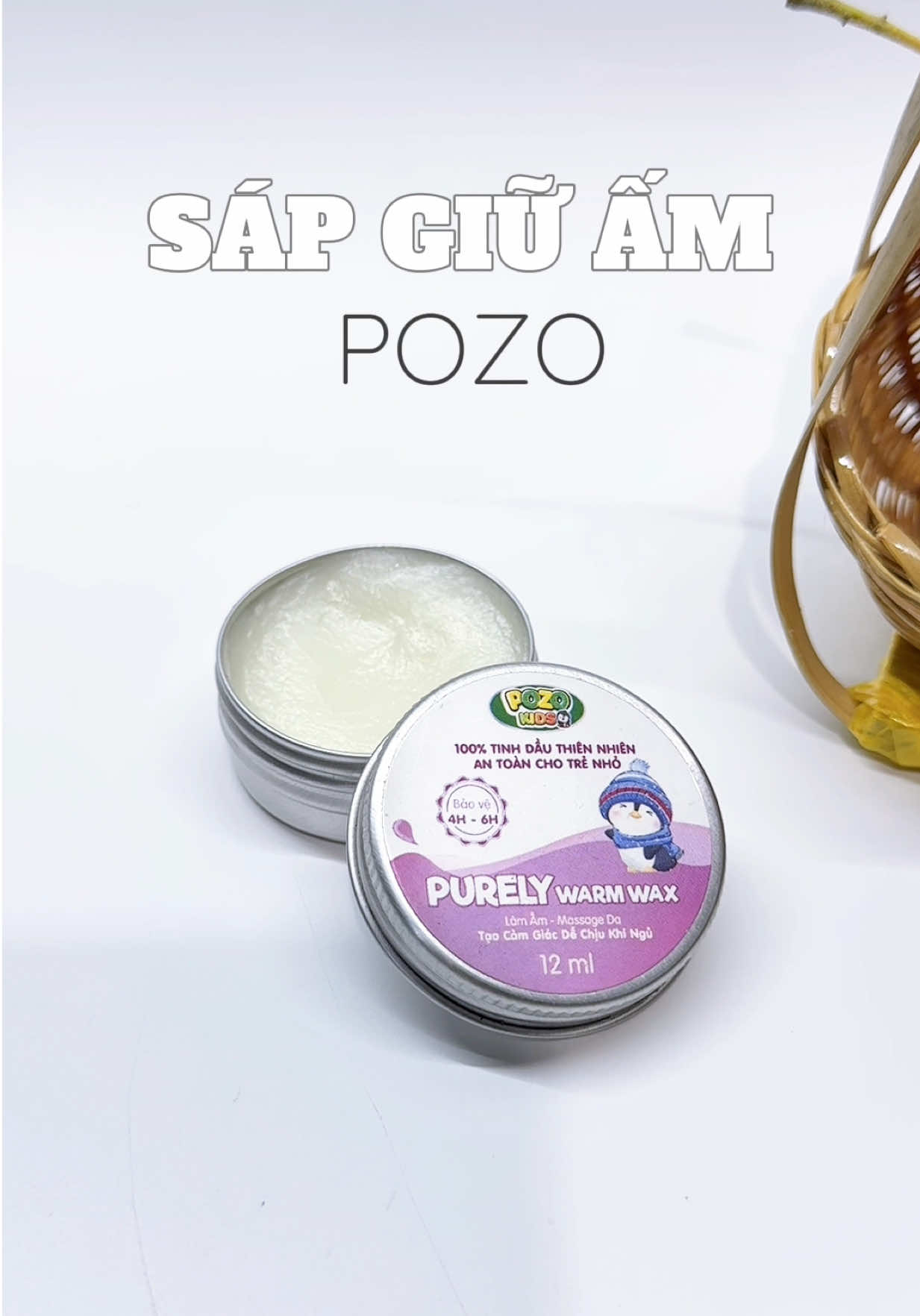 Mưa đến trời lạnh. Mẹ Khoai thường dùng sáp ấm thoa lòng bàn chân cho con #sapampozo #TikTokShop99 #SieuHoiThuongHieu #TikTokChoiceAward #Zocoby  @Mẹ Khoai Chia Sẻ 