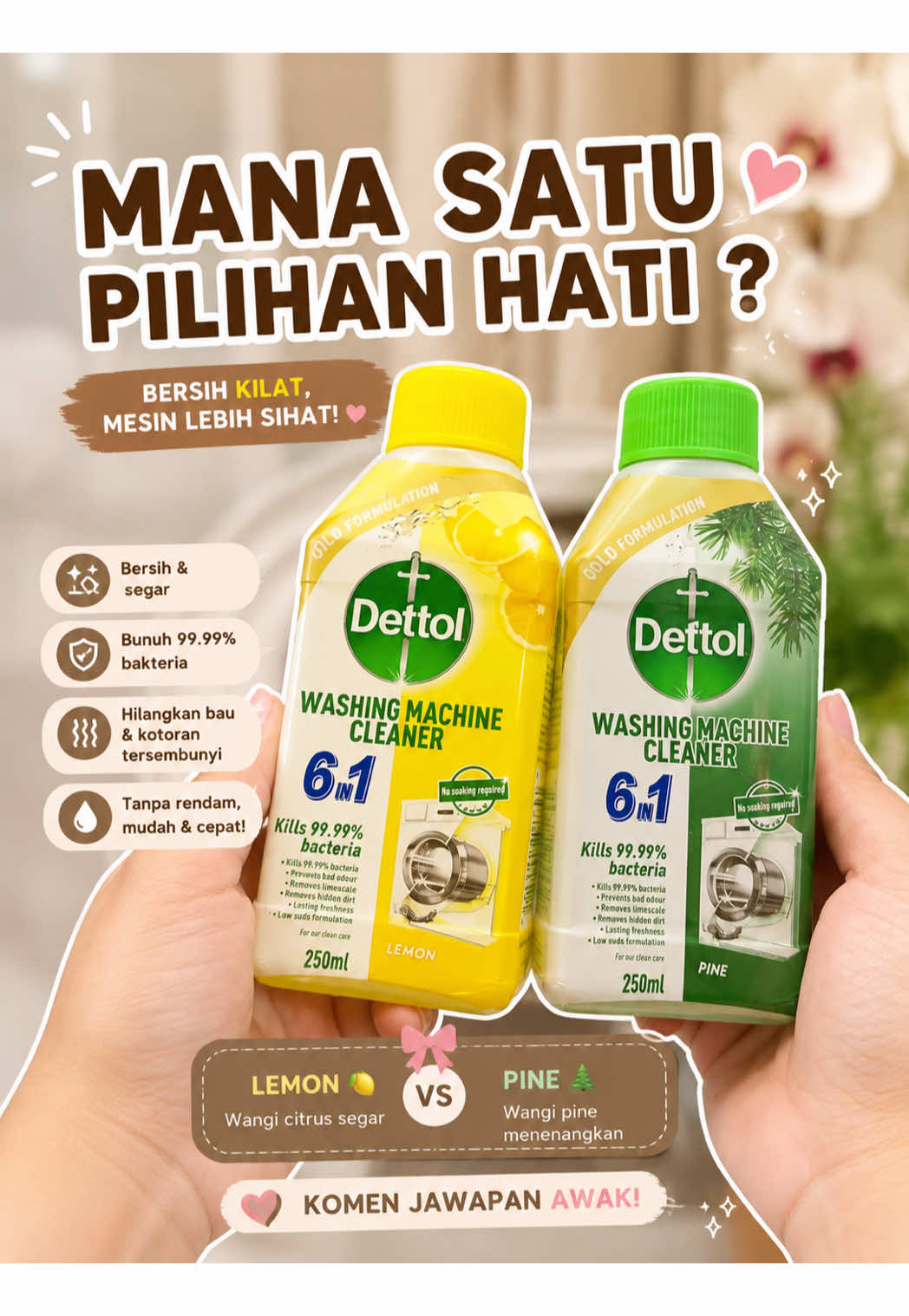 #dettol #washingmachinecleaner 