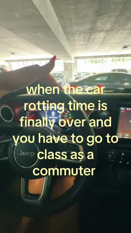 lowkey favorite time of the day is car rotting #commuter #collge #carrotting #communitycollegelife #viral 