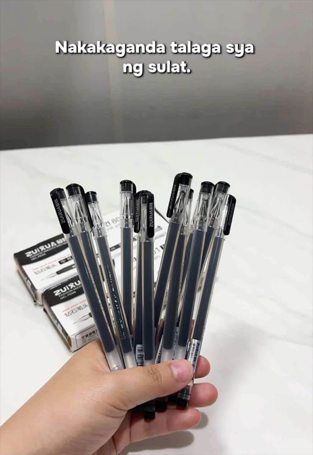 Ganda ng quality ng sulat at mura pa !  #gelpen #pen #affordablepen #signpen 