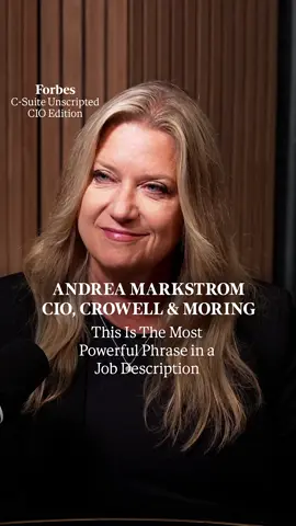 Why can “other duties as assigned” be the most powerful phrase in a job description? Andrea Markstrom, chief information officer at Crowell & Moring, shared how stepping beyond your defined role can fuel curiosity, reveal new strengths and open the door to unexpected growth opportunities. Sponsored by Spectrum Business Watch more. Link in bio.