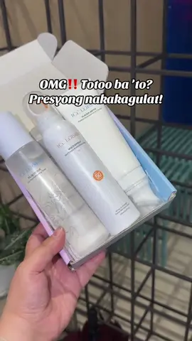 (LIVE] Cleansing Skincare and Sunscreen Set ICE LERSKIN MULTI-EFFECT Whitening Sunscreen Spray & ICE LERSKIN GLACIER WATER Essence Amino Acid Facia Cleanser & ICE LERSKIN 7% Glycolic Acid/Toner Suitable for all skin types!