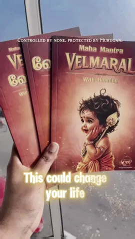 One prayer. One book. One powerful change. 🔱🙏🏻#murugan #muruganthunai🙏 #muruganthunai ##velmaral #muruganthunai 