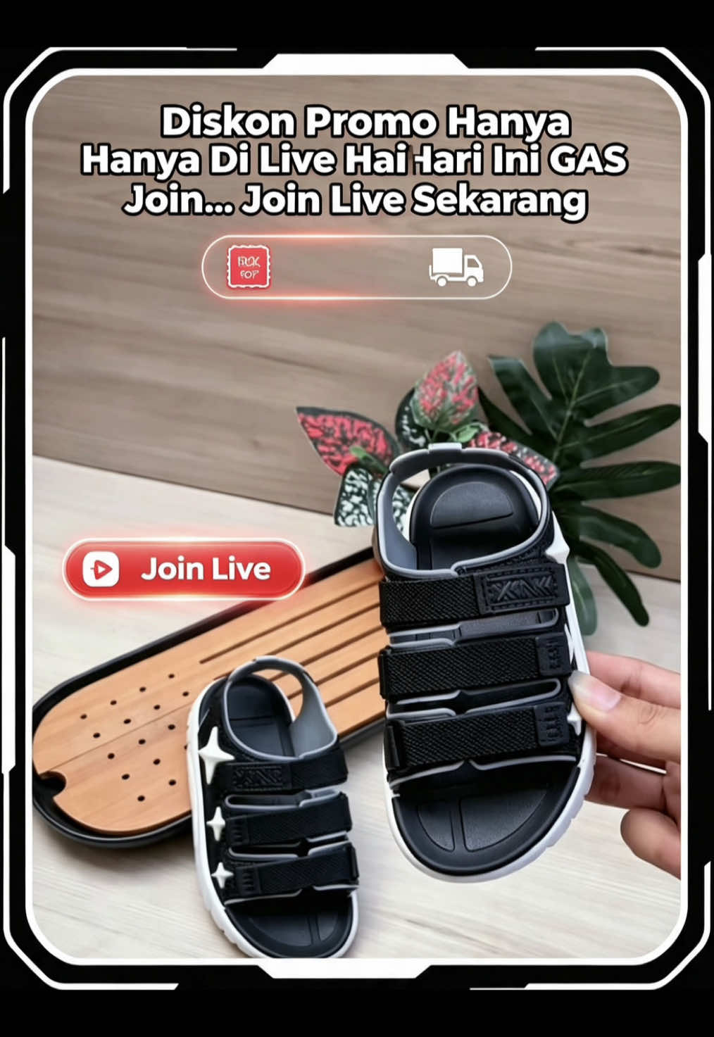 Sandal kesayangan si kecil, lucu & aman dipakai! 👶💕 Model gemoy, bahan empuk, gak bikin kaki lecet 😍 Promo 9.9 harga miring, cuma di live kita! 📺✨ #SandalAnakPerempuan #SandalAnakLaki #SepatuAnak #Promo99 #DiskonGede 