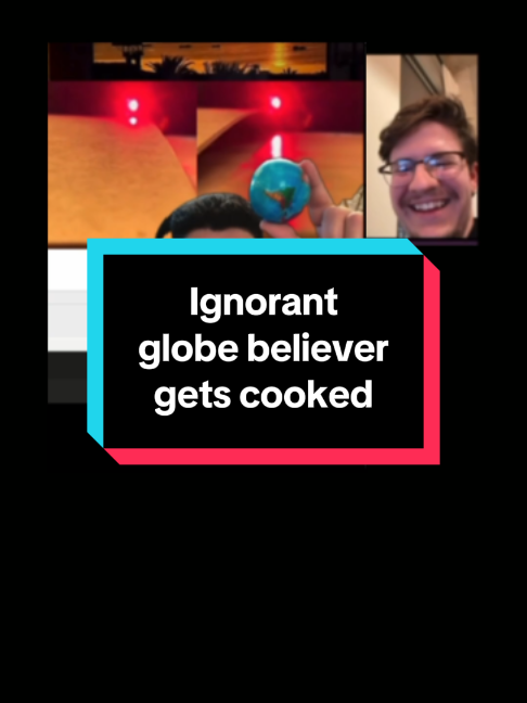 Ignorant globe believer gets cooked #fyp #angelsoflight #flatearth
