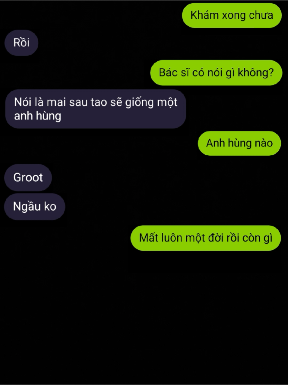 Anh hùng groot#newmoingay #funny #tinnhan #fyp #xuhuong 