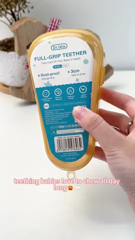 The little teether every teething baby needs 👶🏻🦷 #TikTokshopbacktoschool #homeessentials #dormessentials #backtoschool #sunscreen