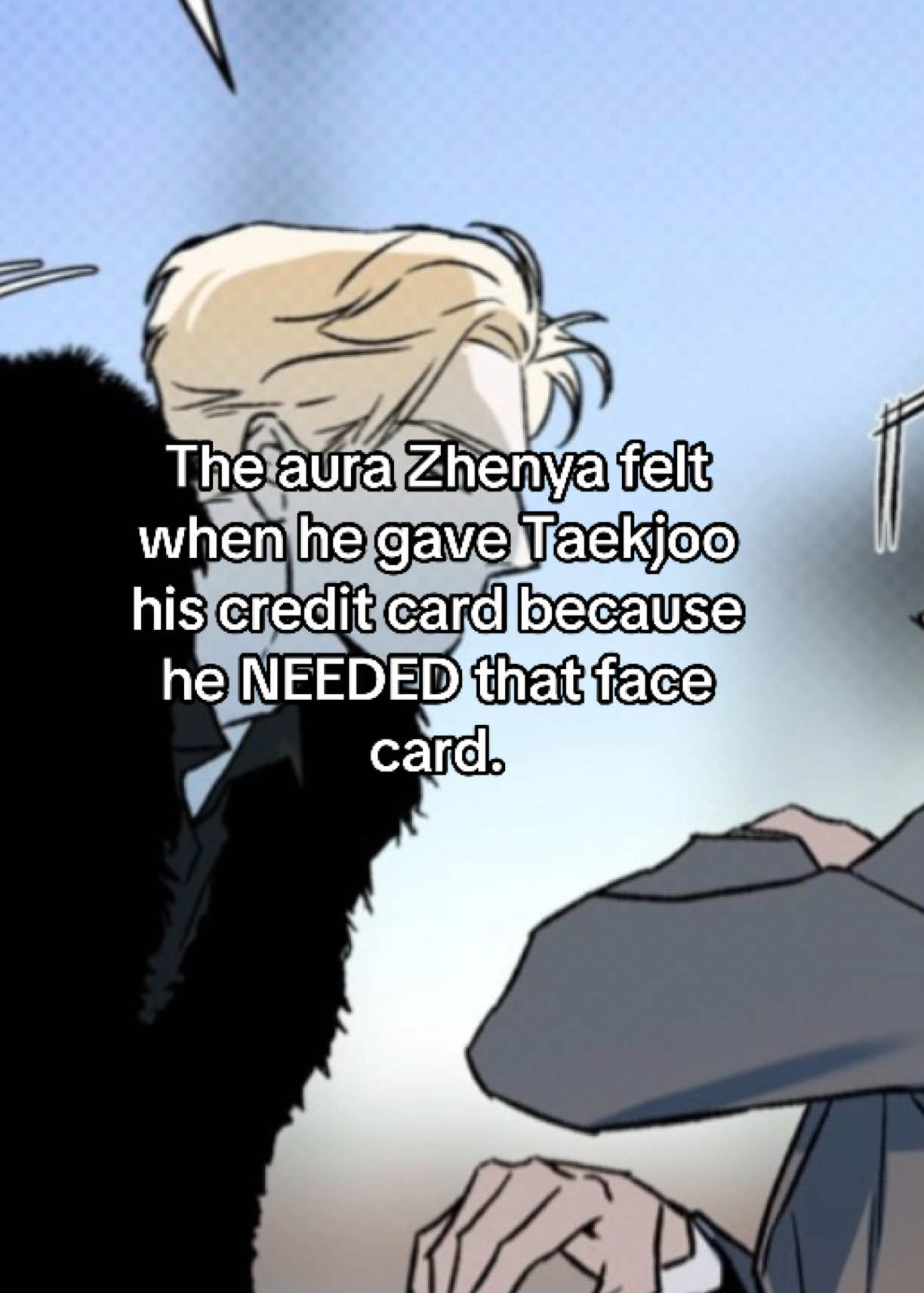 I would pay for that face card too. #codenameanastasia #taekjoo #zhenya #viral #fyp  Anyways like for taekjoo chocolate chips Or Zhenya will lock him up And throw his ramen away Making him very sad As he gets feed to  The bears in Russia.