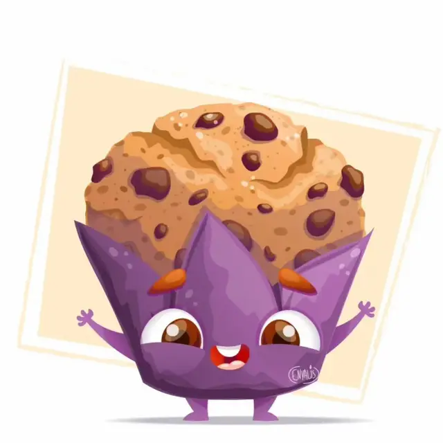 I look at this cupcake and understand that I like the version with the character less than just a cupcake🙈 What do you think?🤔 . . . #vectorcharacter #vectorartwork #vectorillustration #adobeillustrator #cuteart 