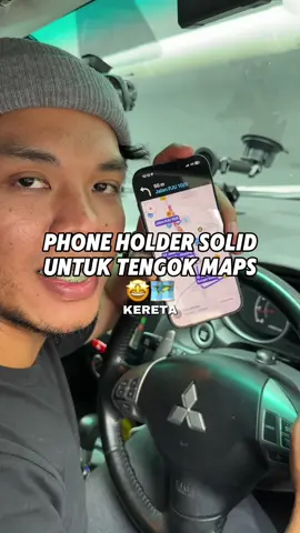 Phone holder boleh extend, sesuai kalau suka berkonten dalam kereta / nak letak phone #ulanzi 