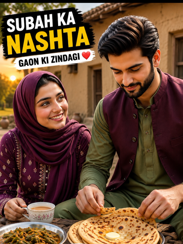 🔥 Gaon Ki Subah Ka Desi Nashta ☕🥞 | Ali Fatima | Cooking ASMR #VillageLife #DesiBreakfast #CookingASMR 