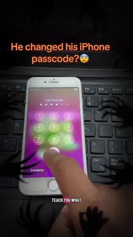 He changed his iPhone passcode?😨 #howto #fyp #unlockiphone #iphoneunlock #tipsandtricks 
