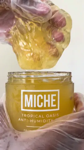 Tropical Oasis Anti-Humidity is NEEDED!  Light+ Strong Hold  - - - #fyp #curlscheck #4a #Miche 
